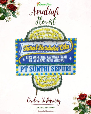 Papan Bunga Duka di Sendangtirto